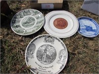 Wisconsin and Iowa Collector Plates