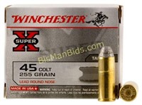 Winchester Super-X 45LC 255GR - 200 Rounds