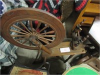 Antique Spinning Wheel, 15 Spokes