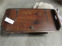 Old wooden box w/ handles