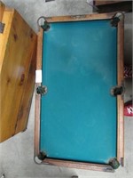 Antique miniture pool table