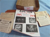 Ration Books and Auction Ad