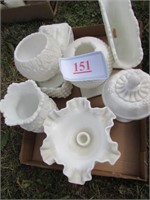 Milk Glass Collection of Dishes