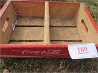Wood Coca-Cola Soda Crate
