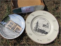 Lancaster and Fennimore WI Collector Plates