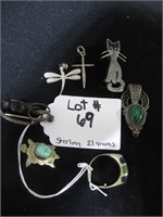 Lot of Sterling Jewelry (23g)