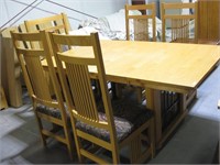Canal Dover Mission Style Dining Table w/ 6 chairs