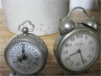 2 alarm clocks (Seth Thomas & Trenkle)
