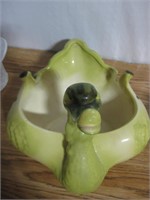 Green Hull Pottery Swimming Swan Duck  Planter