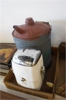 Vintage Ice Crusher / Gas Can
