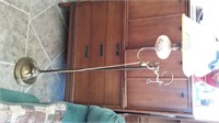 NICE FLOOR LAMP WITH COTTON PAINTED ON SHADE