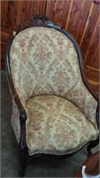 ONE OF MATCHING VICTORIAN CHAIR