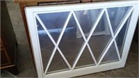 2 LARGE GLASS WINDOWS