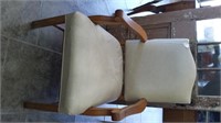 OLD WOODEN CLOTH CHAIR