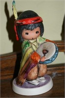 Goebel "Pima Indian Drummer" Figurine