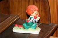 Hummel "Forbidden Fruit" Red Head Figurine