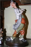 G. Armani Clown Figurine with Patchwork