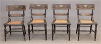 Set Of 19th c. Baltimore Fancy Chairs