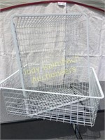 Pair of large wire storage baskets