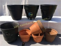 Nice selection of flower pots-For Fall planting