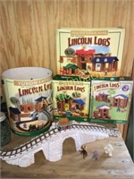 Huge lot of Lincoln Logs sets