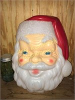Santa blow mold-made in USA