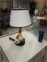 Sports themed table lamp
