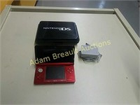 Nintendo DS, charger and case