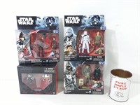 4 boites de figurines Star Wars neuves