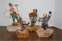 Ron Lee Clown Figurines (lot of 4)