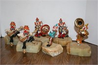 Ron Lee Musician Clown Figurines (lot of 6)