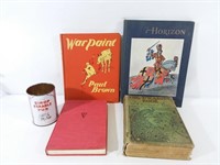 4 livres d'histoire anglophones vintage