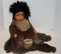 "Fighting Eagle" Native American Doll