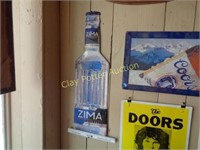 Metal ZIMA Beer Sign
