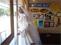 Full Size Mannequin in Wedding Dress