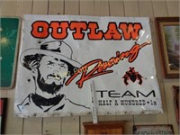 Metal Race Car Panel - OUTLAW RACING