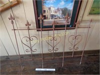 Old Iron Fence Decor