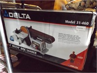 DELTA MODEL 31-460 4" BELT/6" DISK SANDER