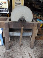 ANTIQUE STONE GRINDING WHEEL