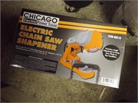 CHICAGO ELECTRIC CHAINSAW SHARPENER~NIB