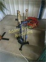 5 piece fireplace set