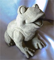 Concrete Frog Statue