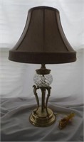 Bombay Brass/glass Lamp