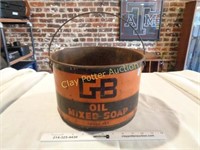 Vintage GB Oil Soap Metal Can