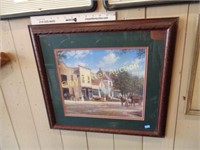 Framed Print "Old Country Town"