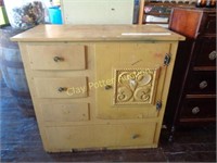 Vintage Wooden Project Cabinet