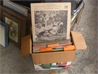 Assorted Box of Vinyl Record Albums
