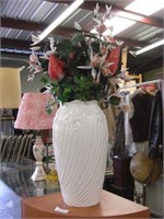 20" Vase with Artificial Floral Arrangement