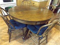 WOODEN FARM STYLE DINING TABLE