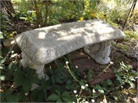 CONCRETE GARDEN BENCH